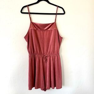 Urban Outfitters Silky Romper Size Large